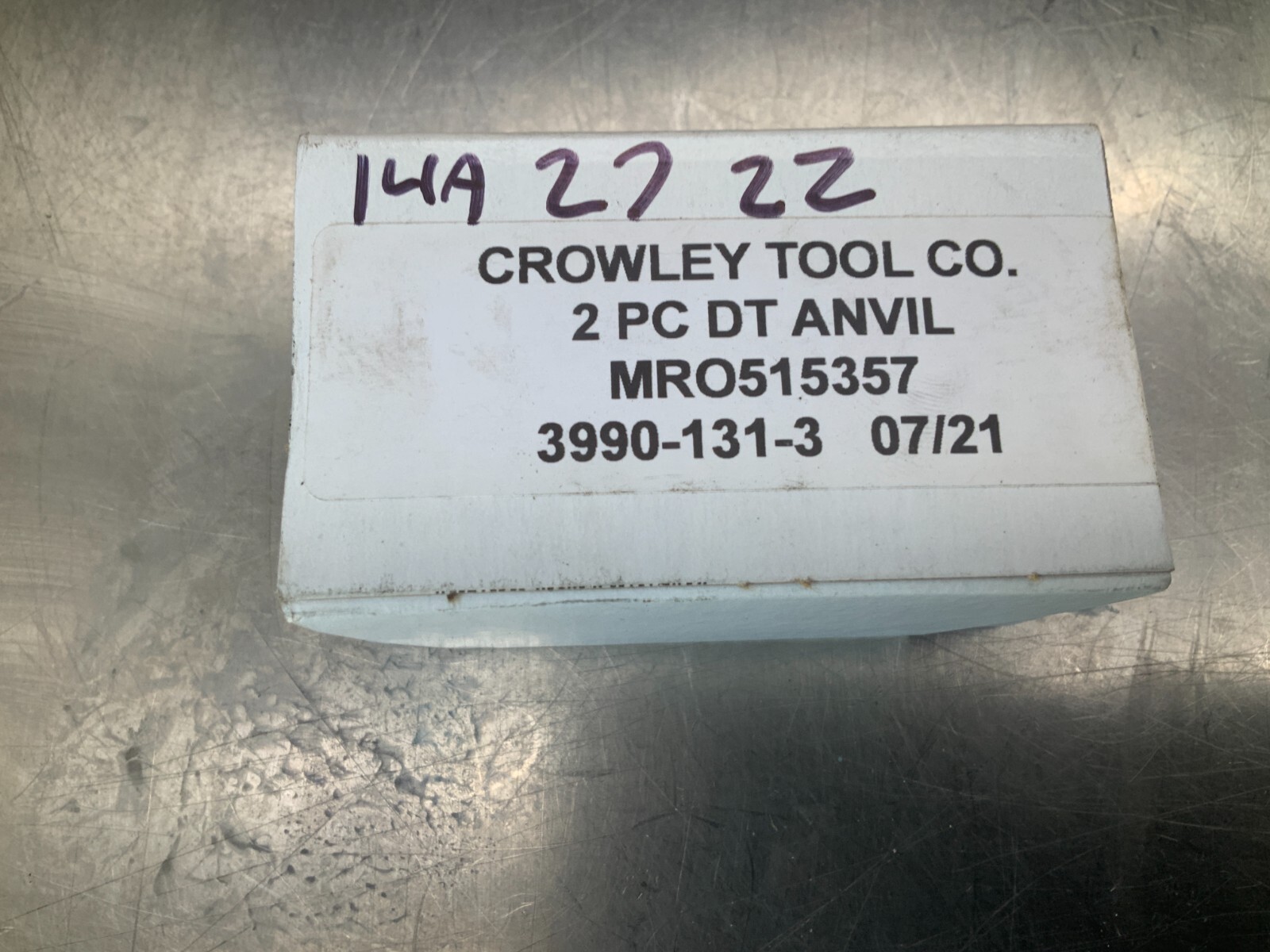 (2) Crowley 3990-131-3 2-Piece Anvil 14960