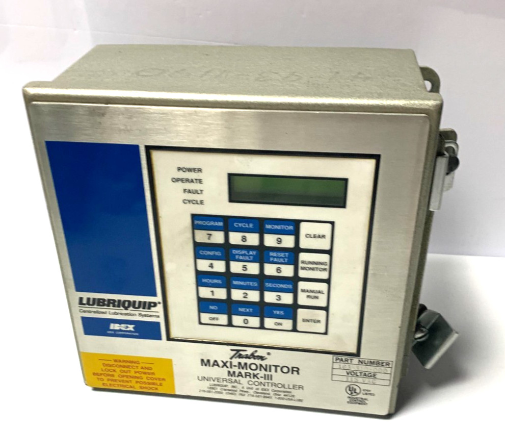 Trabon Maxi-Monitor Mark-III Universal Controller 163-310-000 115VAC
