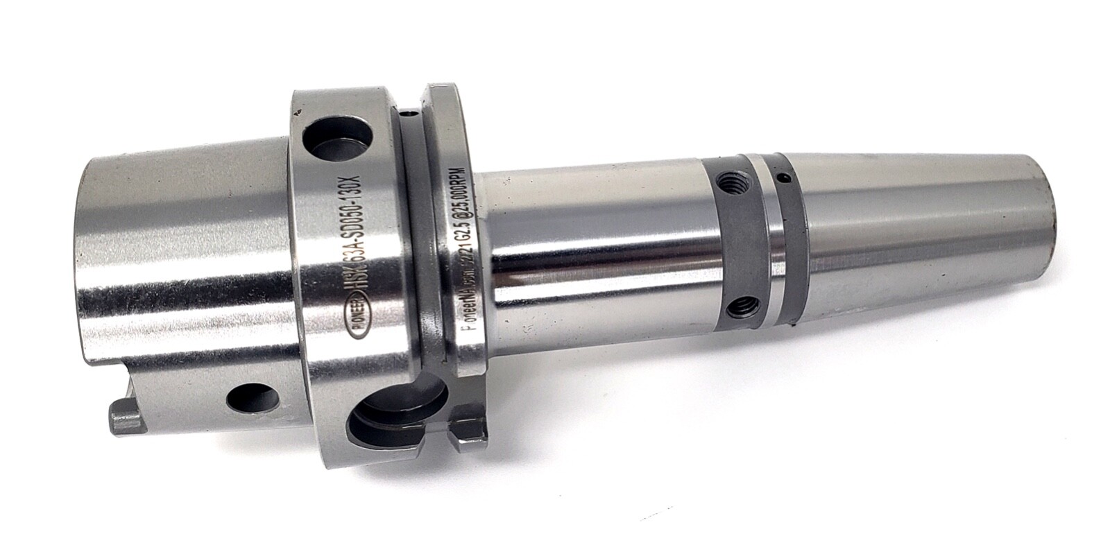 Pioneer HSK 63A-SD050-130X Shrink Fit Holder 0.5″ Bore 25000 RPM New