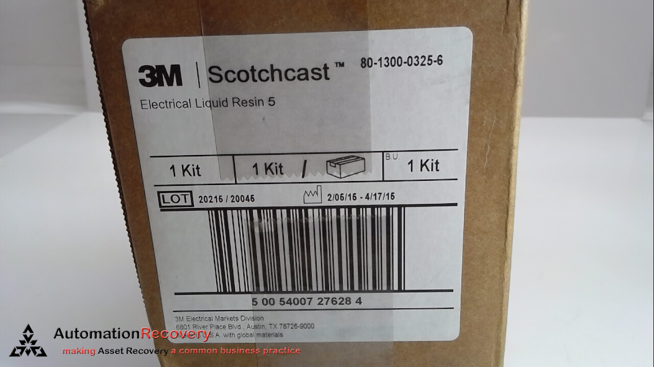 SCOTCHCAST 80-1300-0325-6, NEW #275933