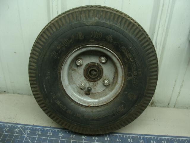 B&P MANUFACTURING 3.50/4 10 4 TIRE AND RIM LOT OF 3