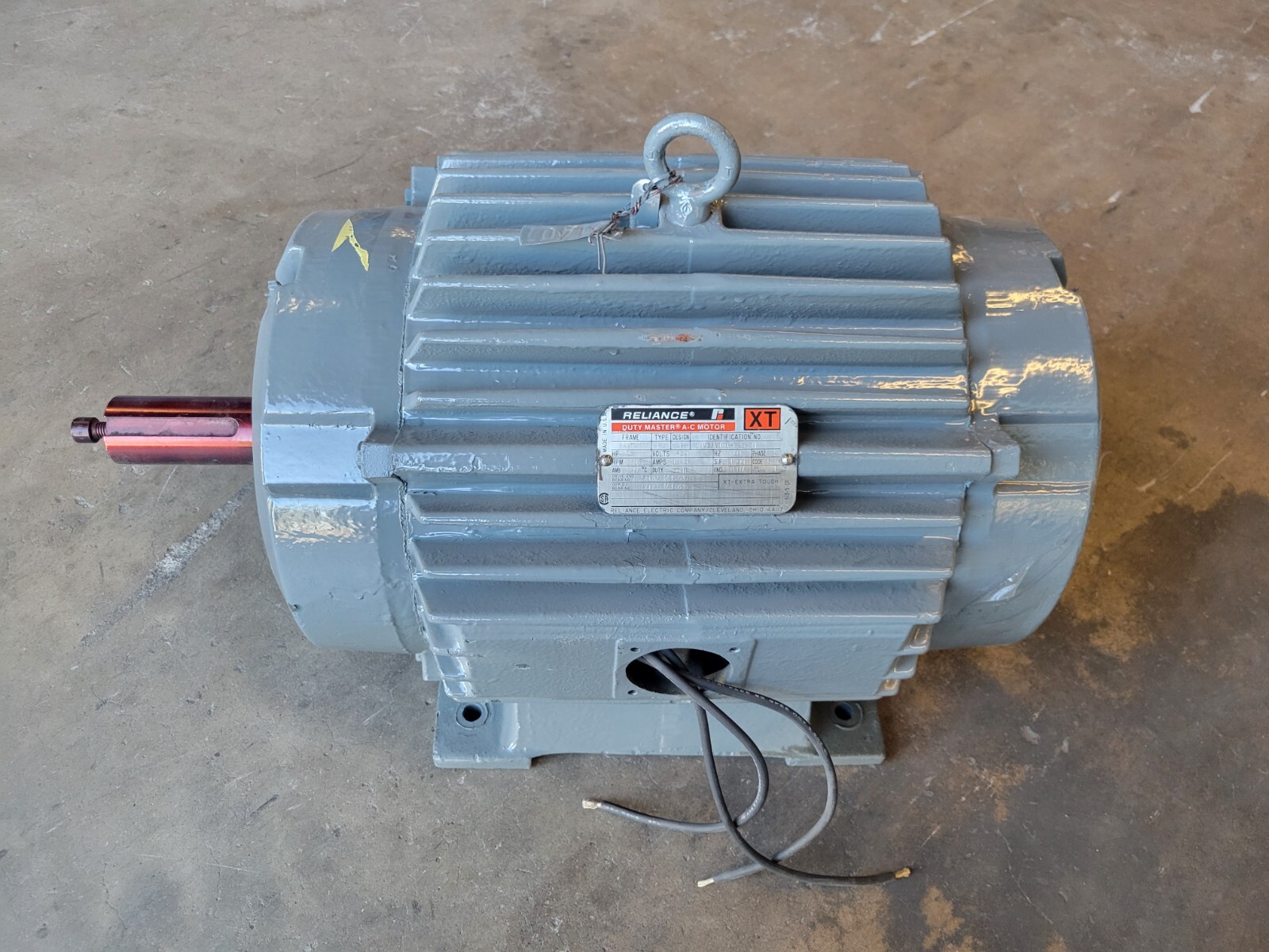 GOOD USED! RELIANCE 15HP 460V 3515RPM DUTY MASTER AC MOTOR 1MAC36101-G25-ZM