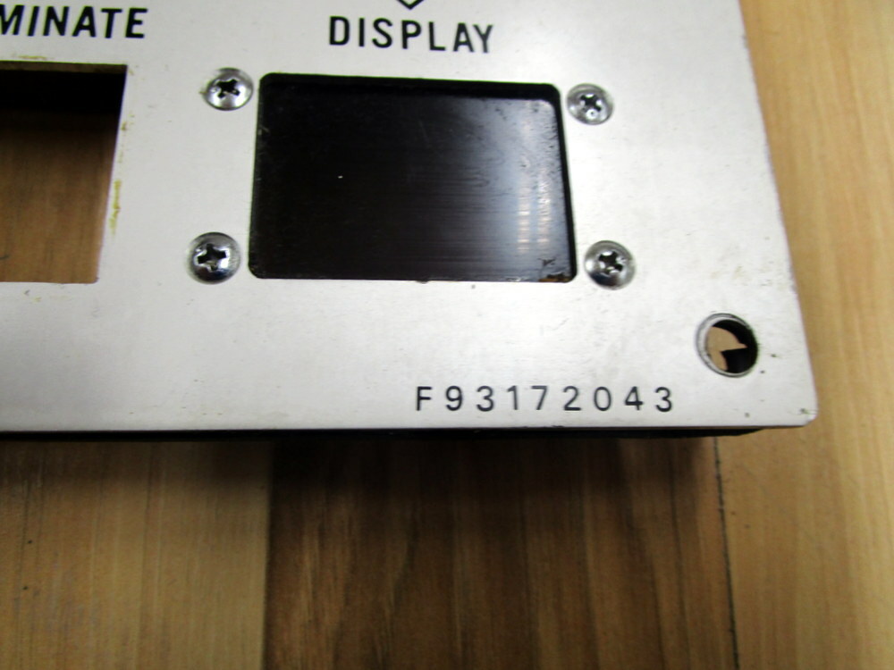Generic F93172043 Front Emergency Operator Display Panel