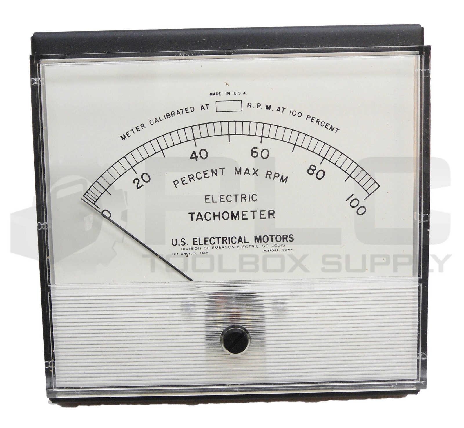 NEW US ELECTRICAL MOTORS 522.539C ELECTRIC TACHOMETER 0-100 RPM 37VAC