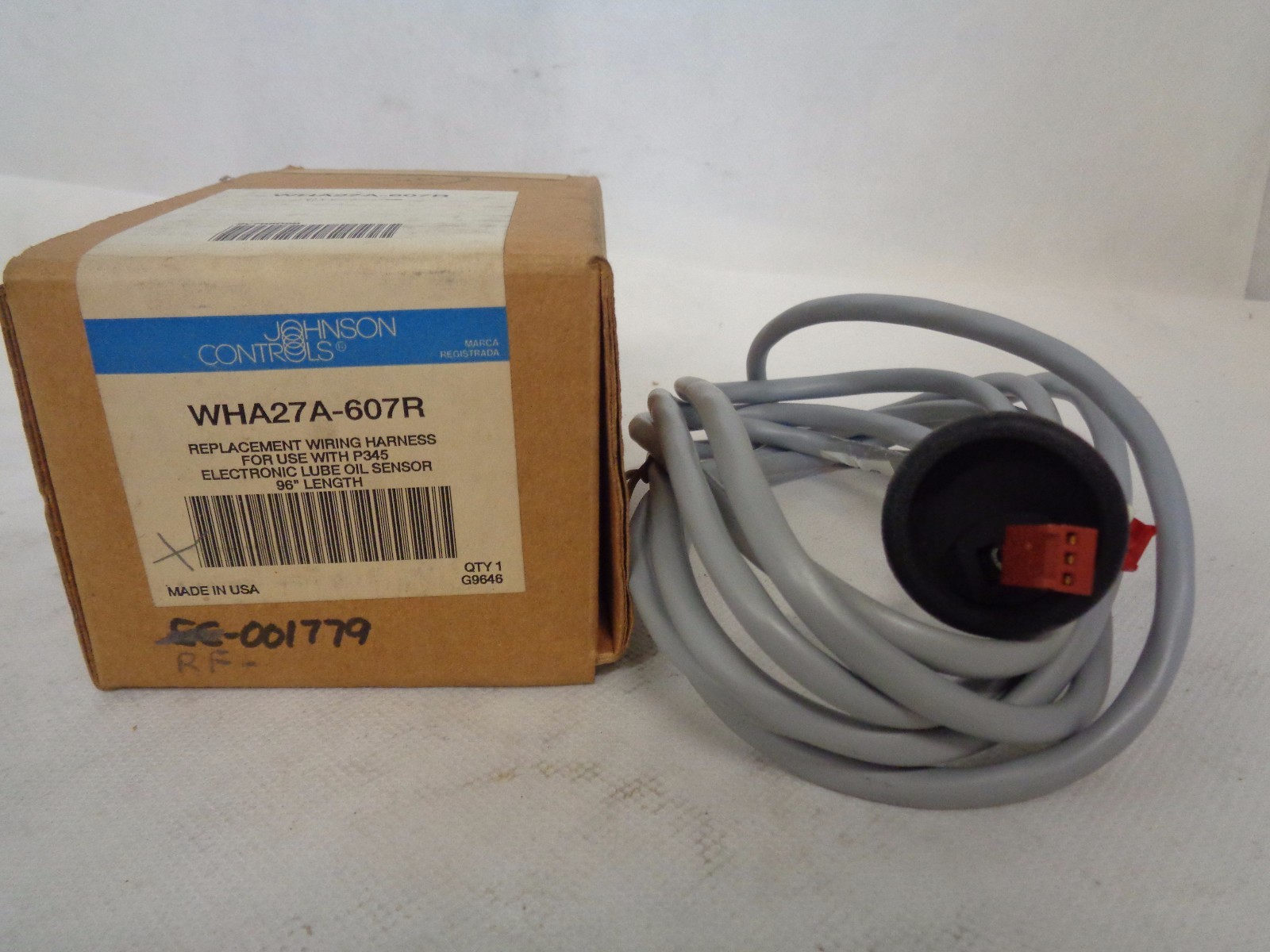 NEW JOHNSON CONTROLS WHA27A-607R REPLACEMENT WIRING HARNESS FOR P345