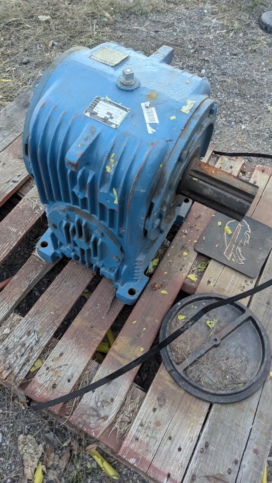 CONE DRIVE HU60A376-1 – 70:1 RATIO – IMPUT RPM 1750