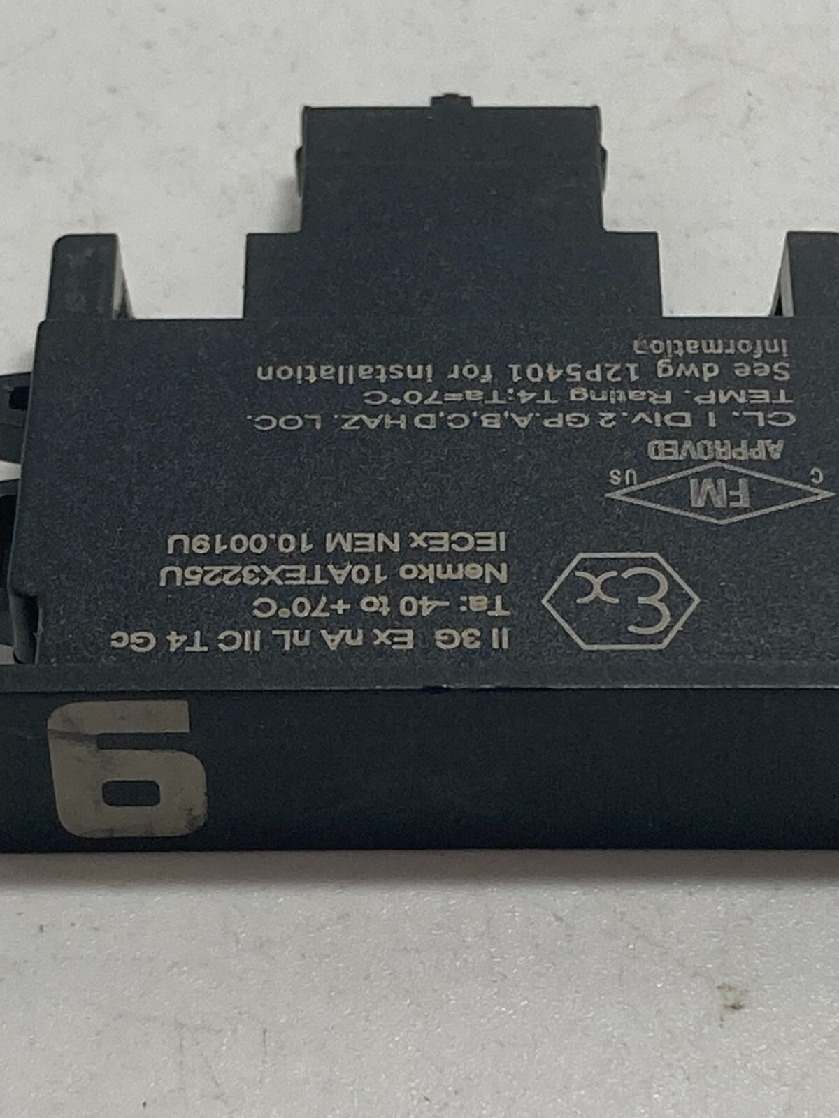 EMERSON KL4501X1-BF1 ADDRESS PLUG #6 POWER RATING +6.3VDC @ 2MA NNB