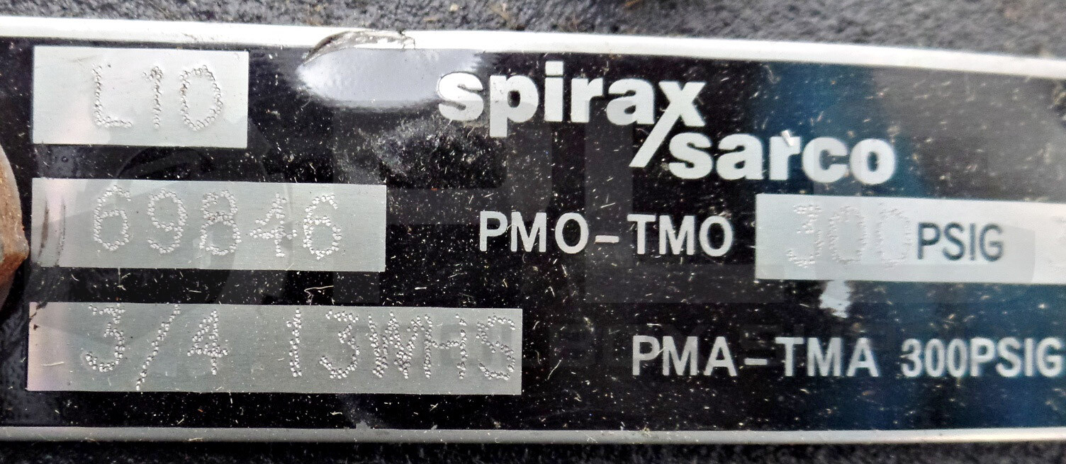 NEW SPIRAX SARCO 69846 AIR ELIMINATOR, 3/4 13 WHS, 300PSIG, 338F