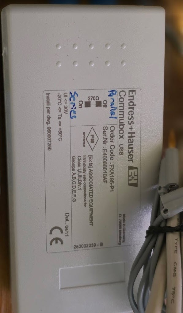 Endress+Hauser Commubox FXA195-P1 Common Data Interface