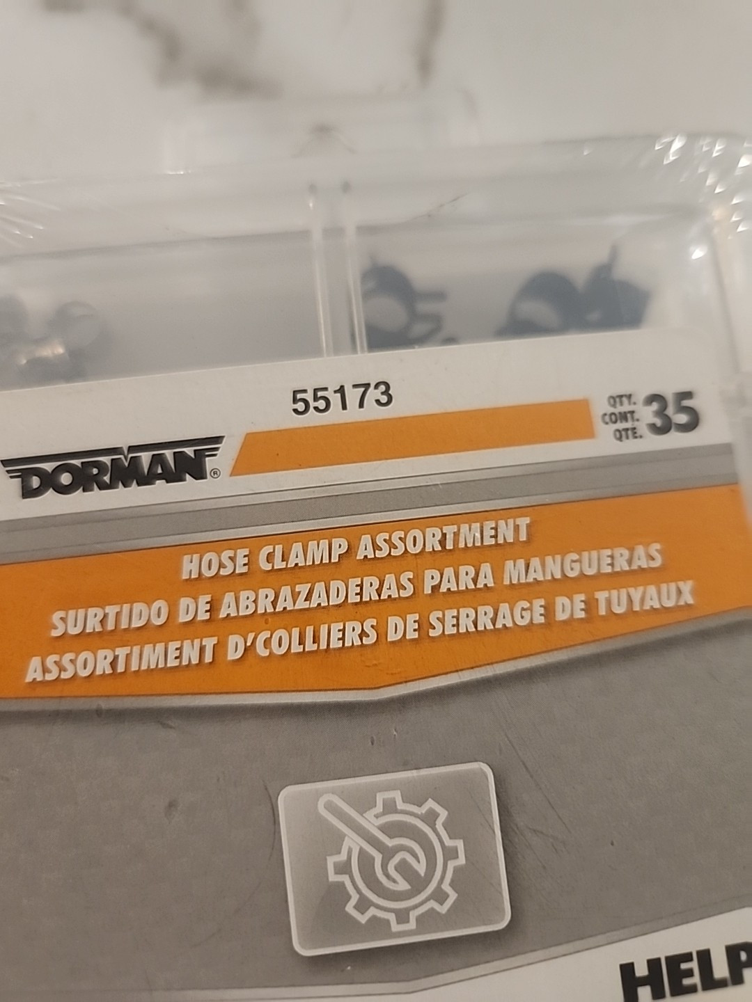 Dorman 55173 Hose Clamp Assortment Sizes 7/32″ To 5/8″ – Pack Of 35