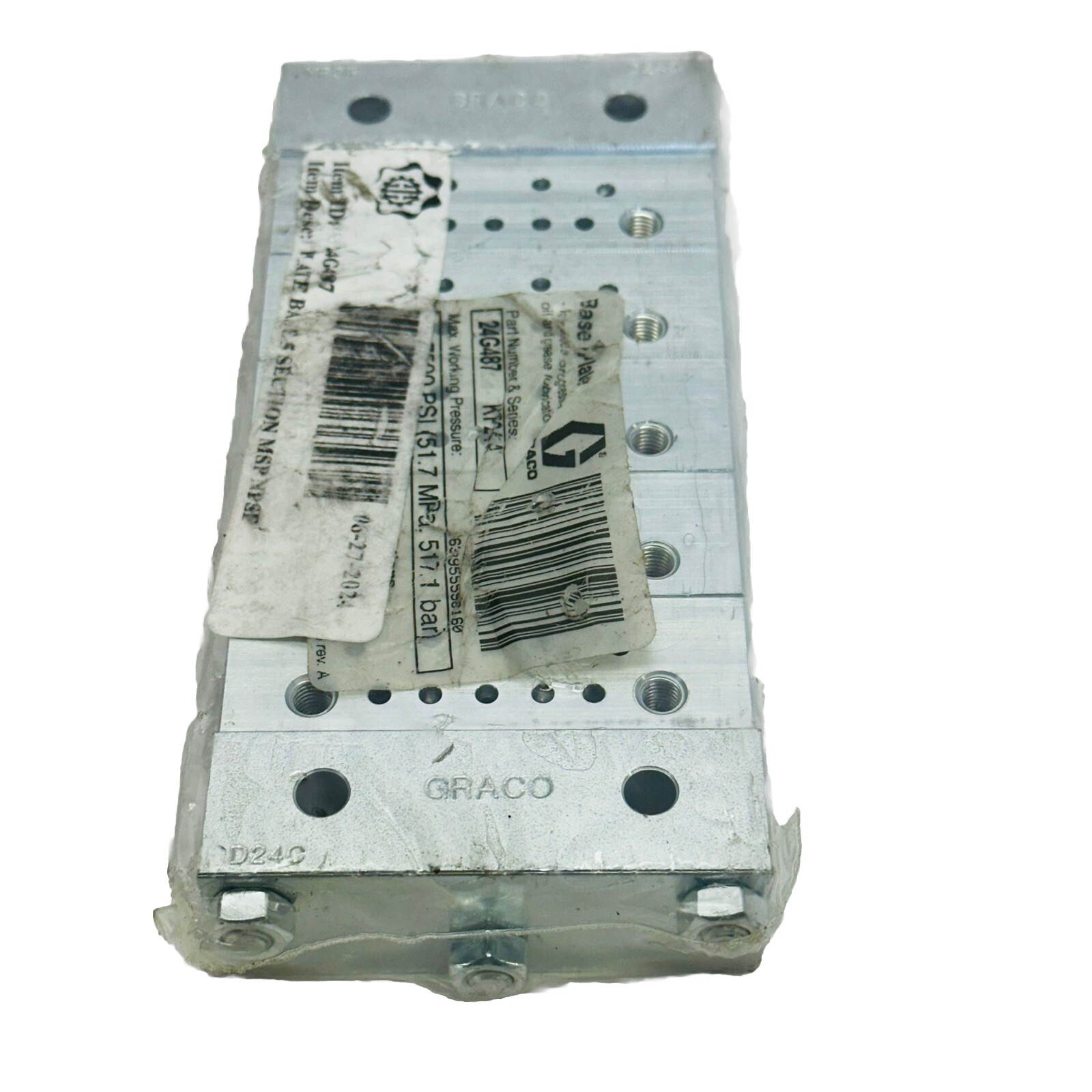 GRACO 24G487 / KF24A / D24C DIVIDER VALVE BASE PLATE