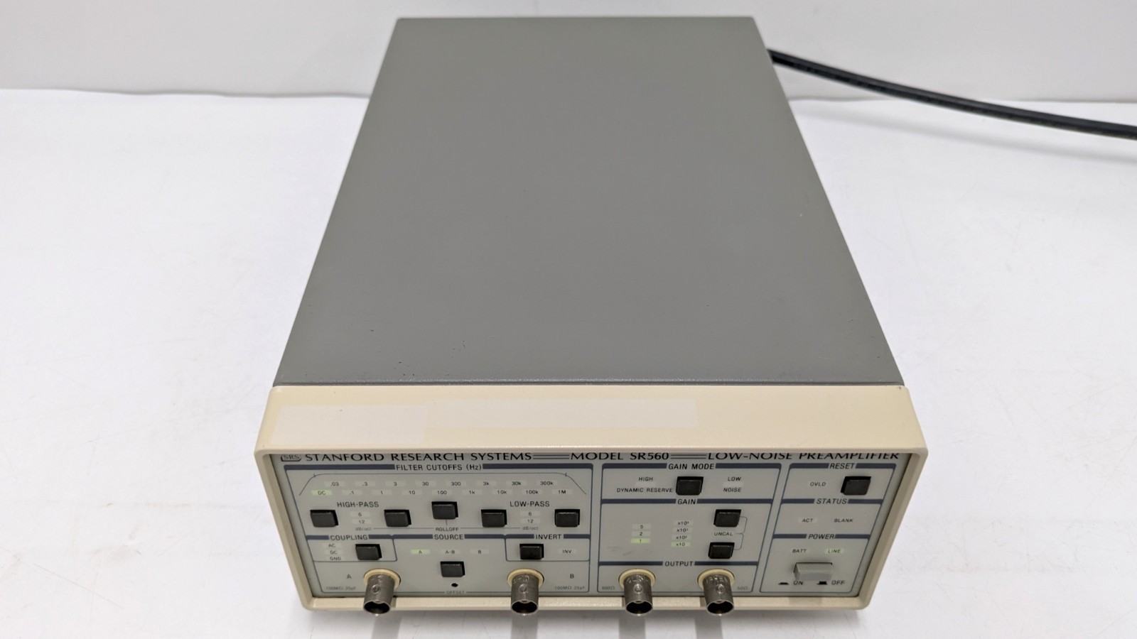 SR560 [Operation Tested] Low Noise Voltage Preamplifier SRS S/N:49487