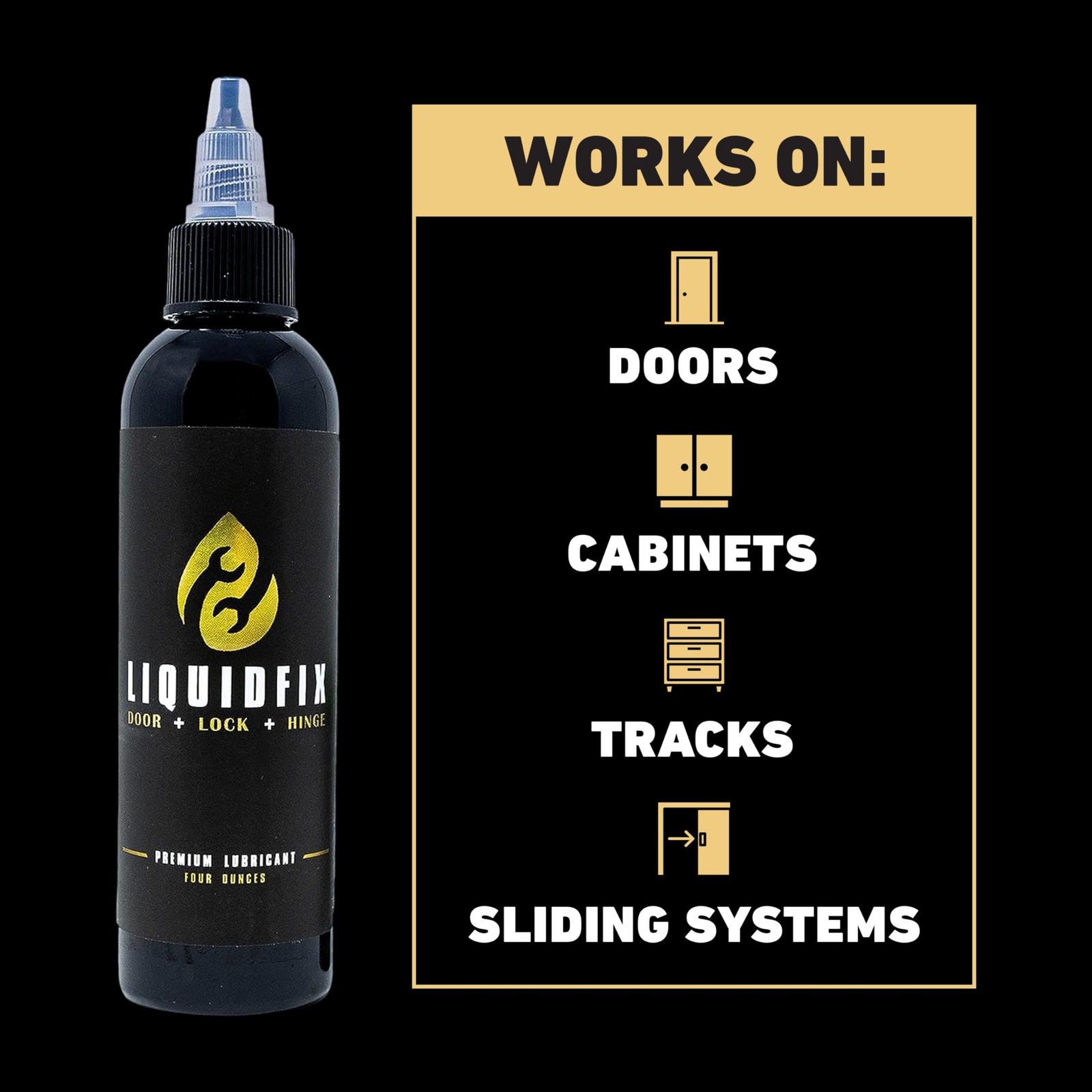 Door Lock Hinge Lubricant Instantly Reduces Noise Lubricates Hinges With 4 Oz