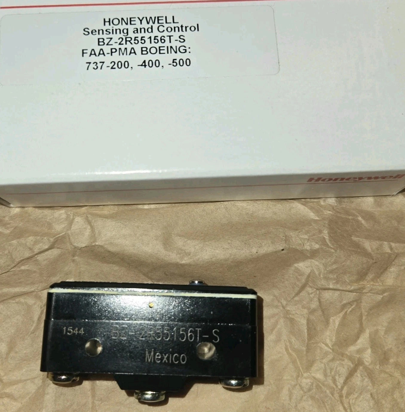 Honeywell, BZ-2R55156T-S , FAA-PMA BOEING Snap Action Switch