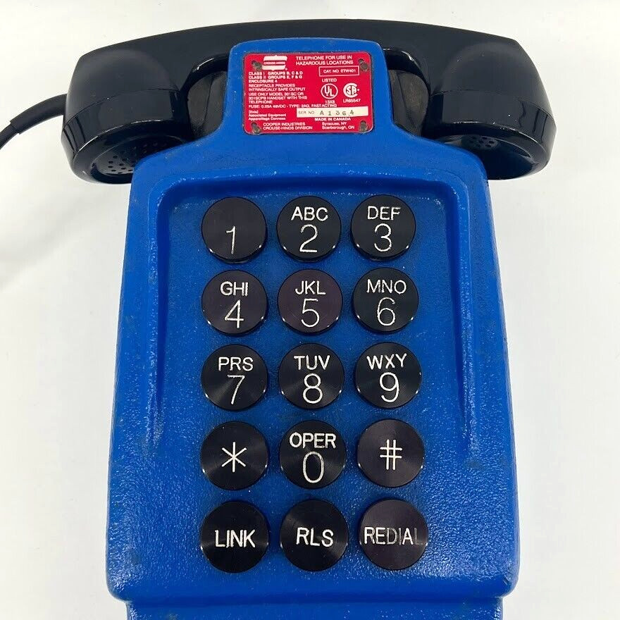 Crouse-Hinds ETW401 Explosion-Proof Wall-Mount Telephone w/ Handset – UNTESTED