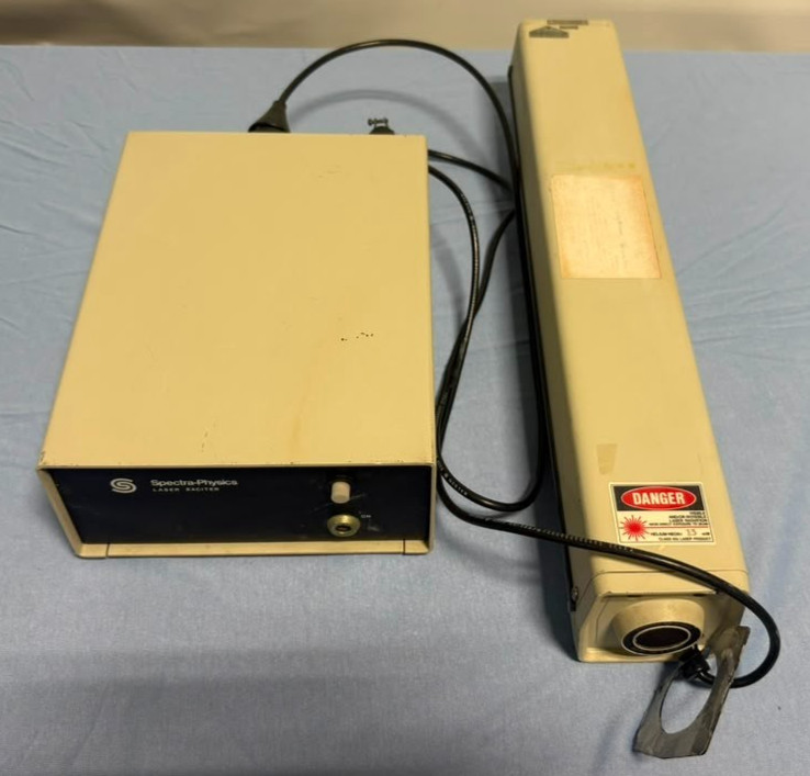 Spectra-Physics Model 249 Exciter w/ Helium-Neon Laser Stabilite 120S