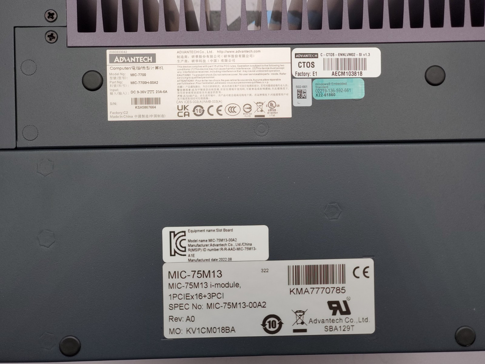 NEW Advantech MIC-75M13-00A2 Expansion Module
