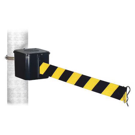 Retracta-Belt Wh412sb15-Byd-Hc Retractable Belt Barrier, 15 Ft., 4Inh