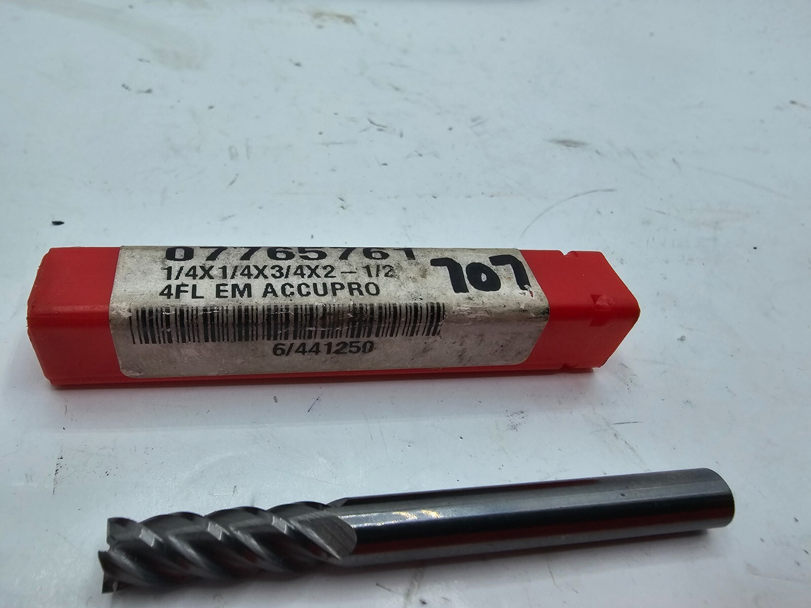 ACCUPRO 3/4″ LOC 4 FLUTE RIGHT HAND SOLID CARBIDE SQUARE END MILL 07765761