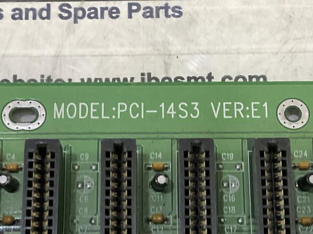 PCI Industrial Computer Base Plate – PCI-14S3 – VER:E1 w/Warranty