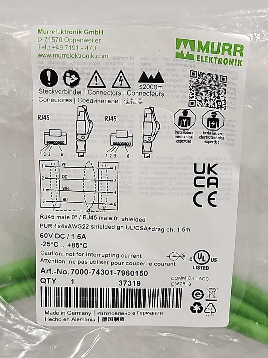 Murr elektronik 7000-74301-7960150