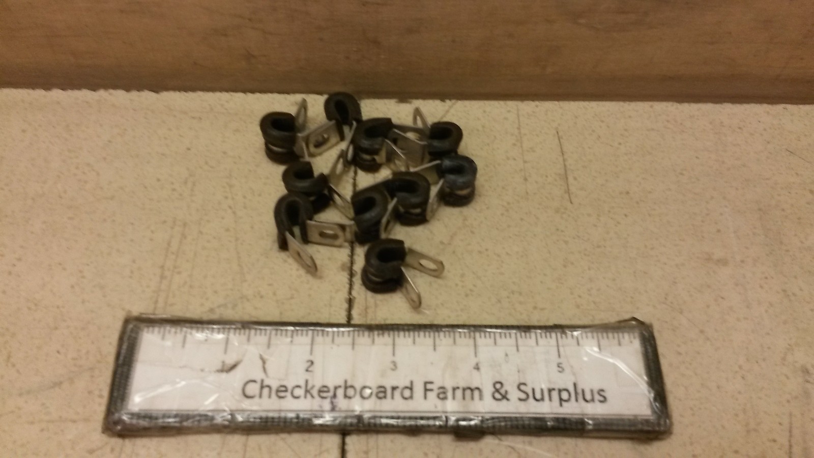 Qty-10 NOS Cushioned Adel Loop Clamp MS21919DG3 3/16′ Aluminum MS21919-3 S325DG3