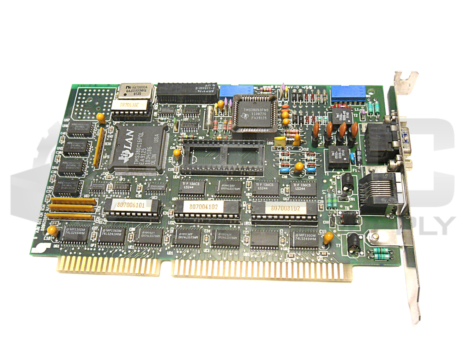 INTEL/MEMOREX TELEX 200020600 TOKEN RING ADAPTER 770400192