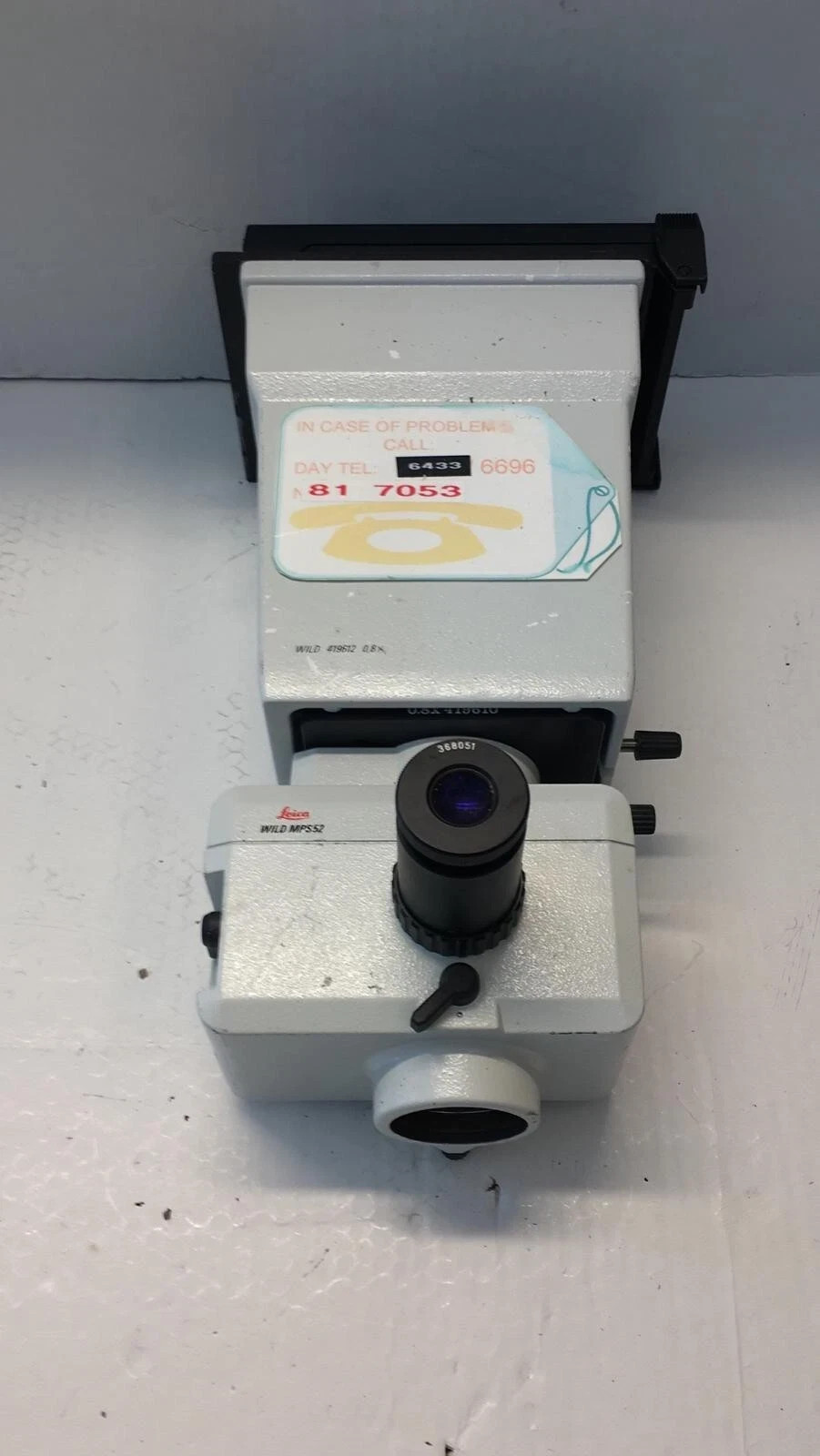 ✅ Leica WILD MPS52 WILD 419612 0.8 419610