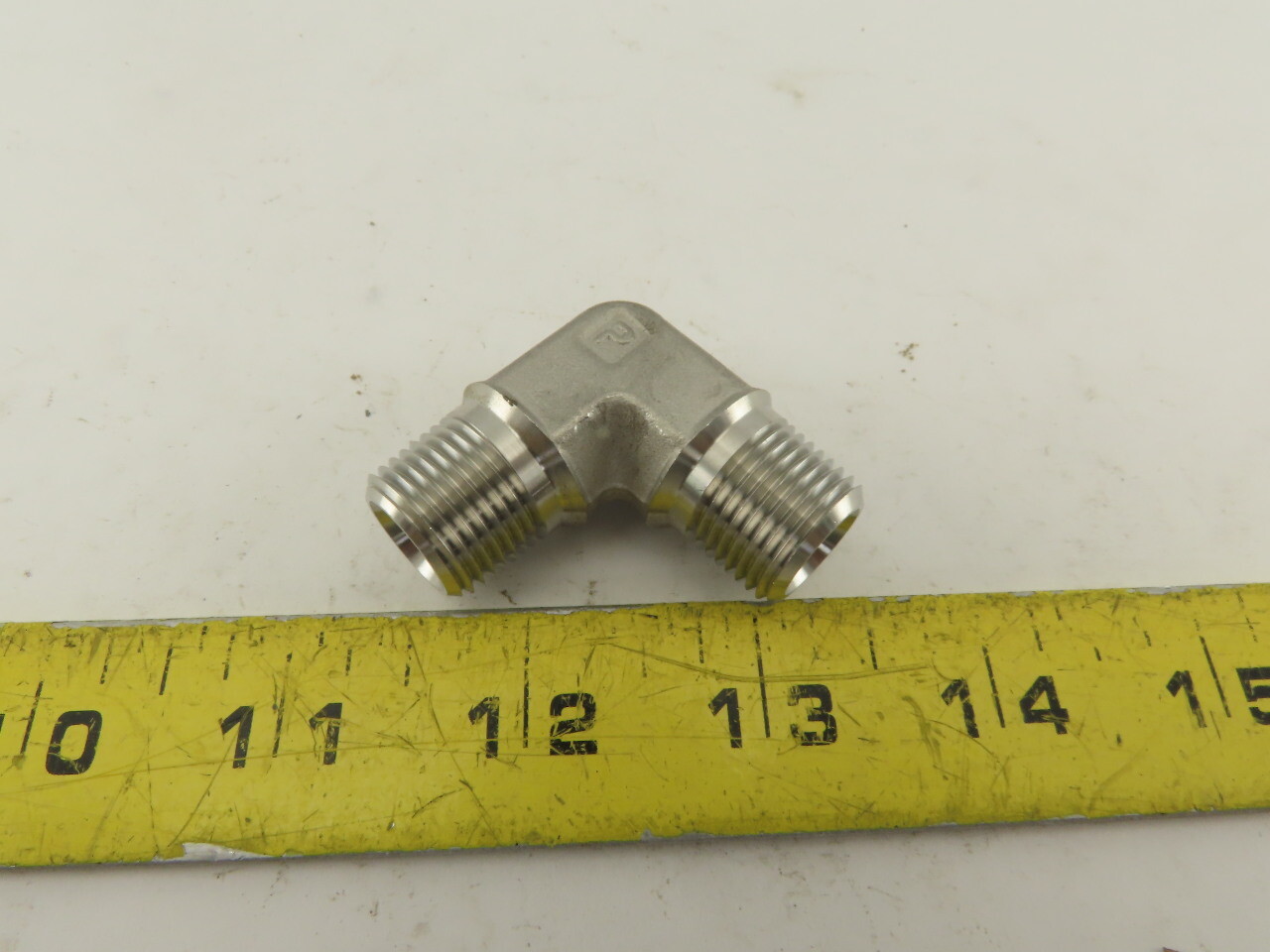Parker 3/8″ Male NPT X 3/8″ Male NPT 90° Elbow Fitting 316 Stainless Lot of 3