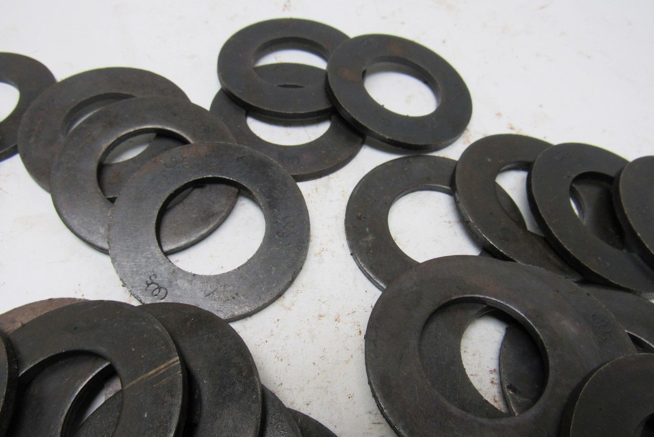 1-1/8″ Black Oxide Structural Flat Washer Steel 0.144 Thick 2.250″ OD Lot of 50