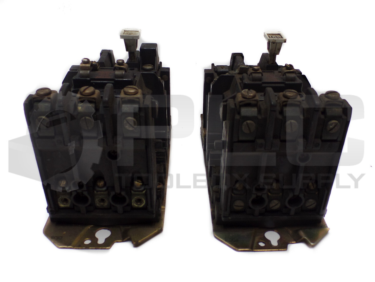 LOT OF 2 ALLEN BRADLEY 509-AOD SER A MOTOR STARTER, 115-120V 60Hz / 110V 50Hz