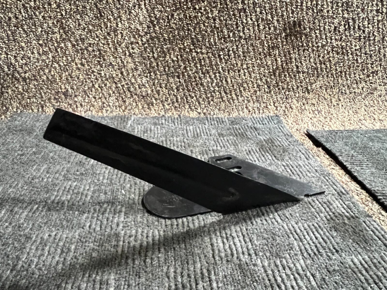 (Qty 3) Empire 9 Inch Long Side Knife Steel Right Hand Black 2465R for Alloway