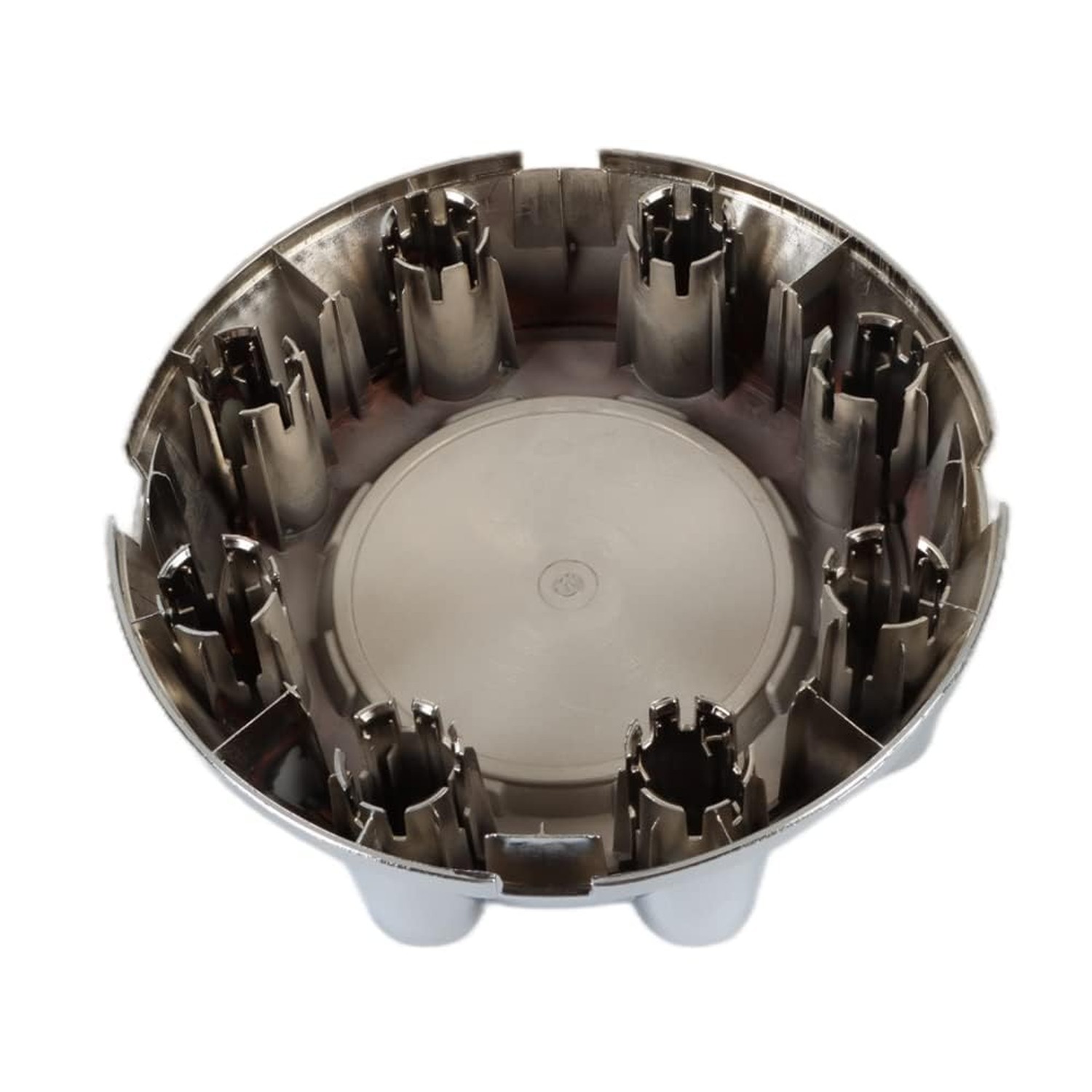 ONE Rear F250 F350 SD 4×4 Chrome Wheel Center Hub Caps 8 Lug Rim Lug Cover Hubs