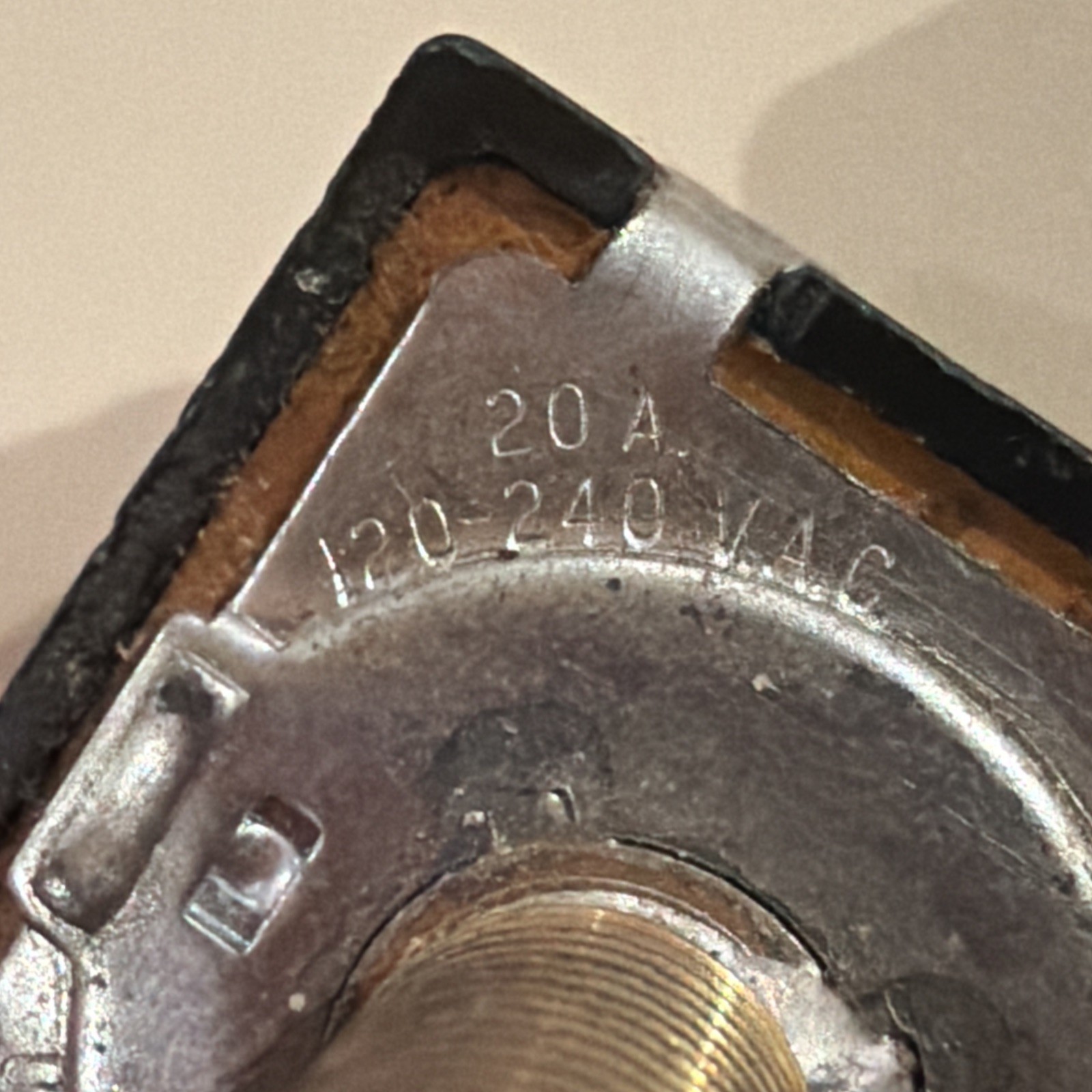 Vintage Arrow Hart H&H 70330-1 Rotary Industrial Switch 20A 240V, NOS (1920’s)