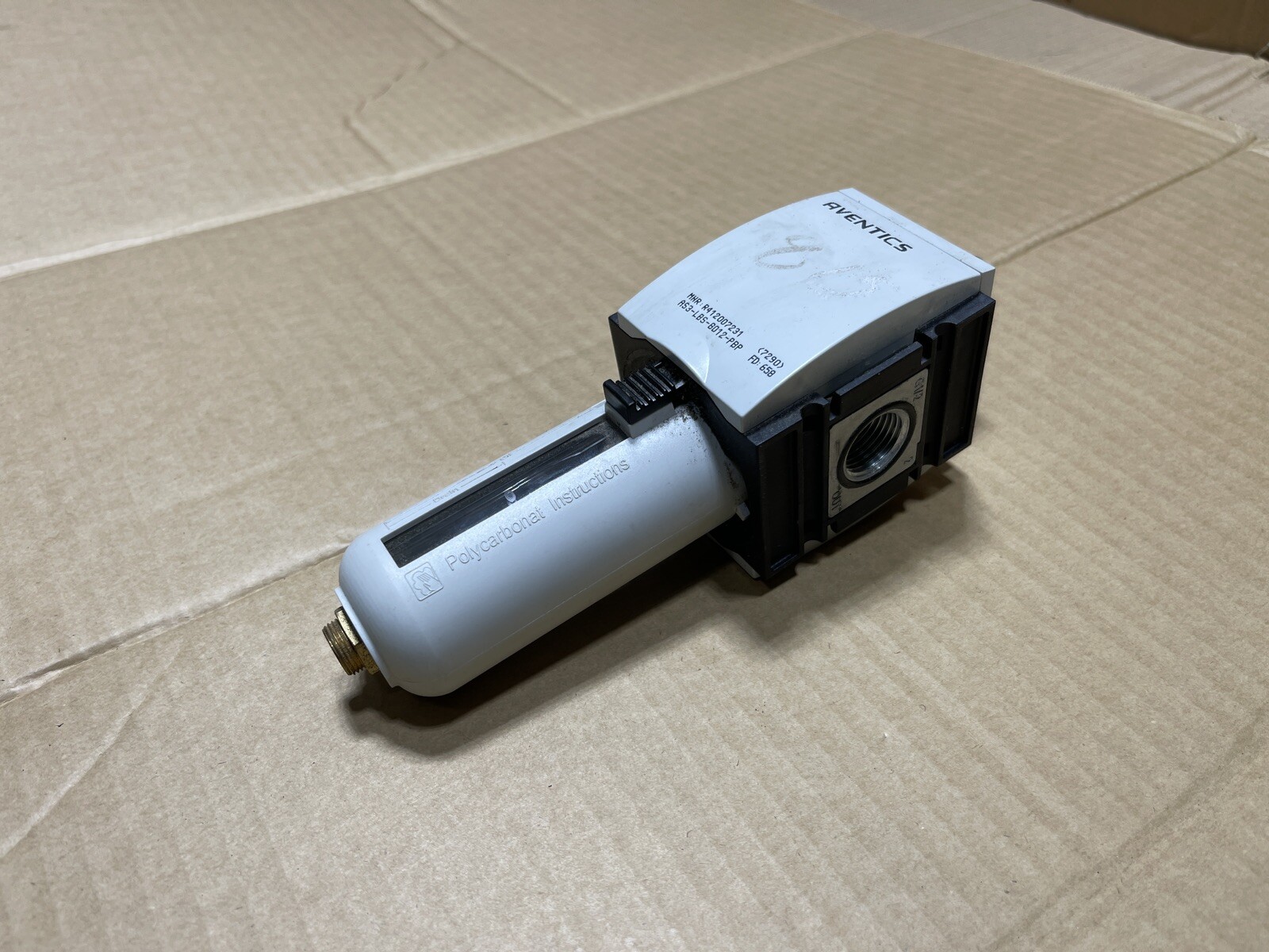 AVENTICS AS3-LBS-G012-PBP Filter Pressure Regulator Standard Oil Mist Lubricator