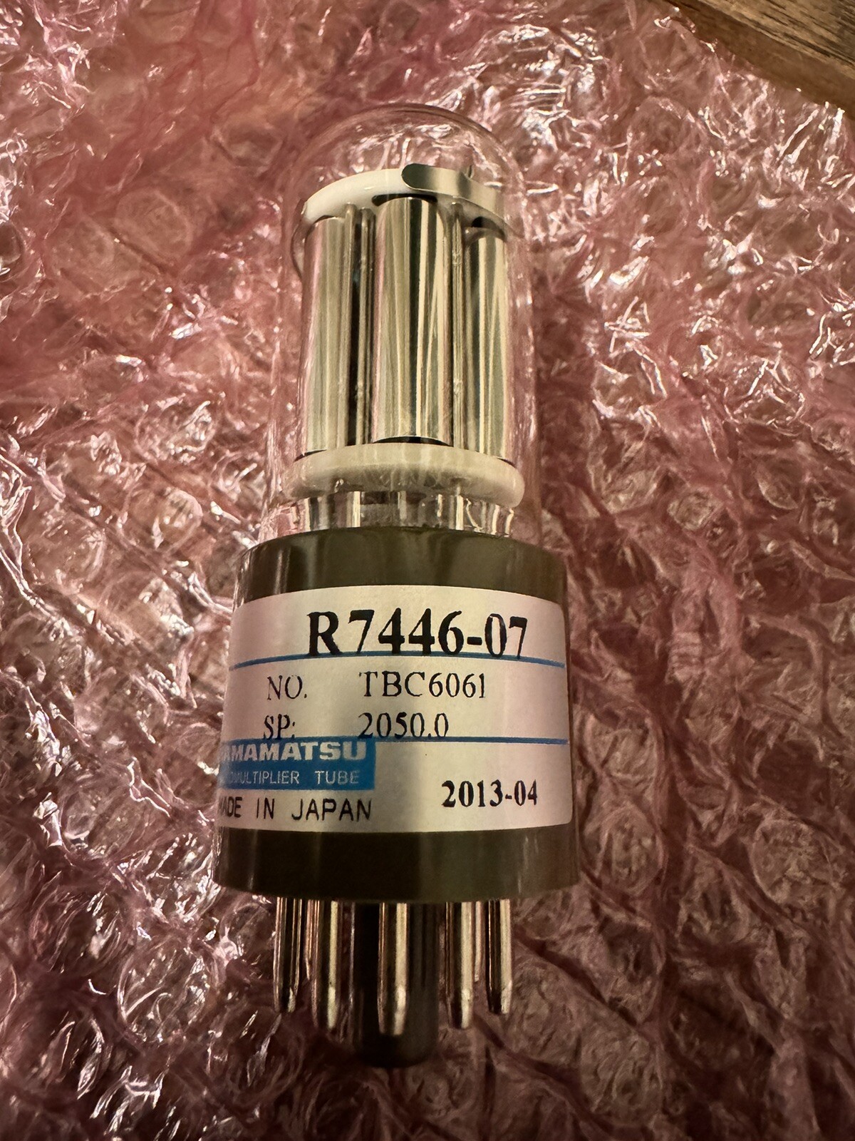 Hamamatsu Photomultiplier Tube R7446-07 TBC6061