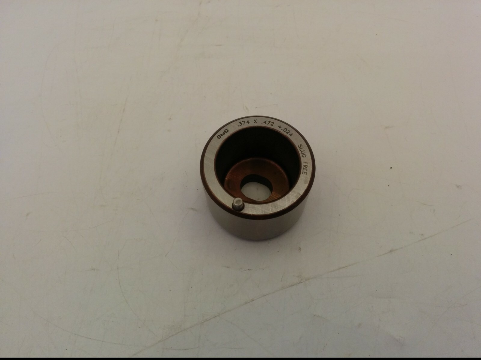 MATE PRECISION TOOLING SLUG FREE PUNCH PRESS DIE, .374 x .472 +.024, NNB