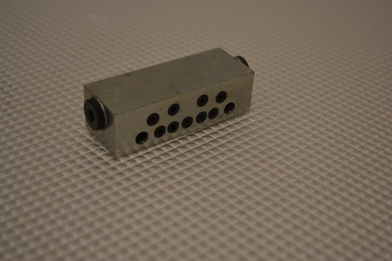 ONE USED LOT OF 2 LUBRIQUIP DIVIDER VALVES MSP-10T.