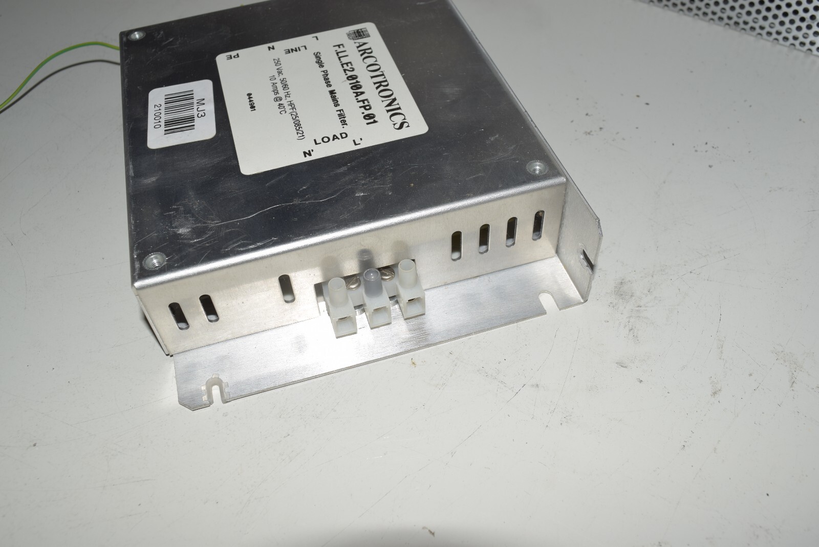 Arcotronics F.LL.E2.010A.FP.01 250VAC 50/60Hz 10AMP Filter #210010-AN3