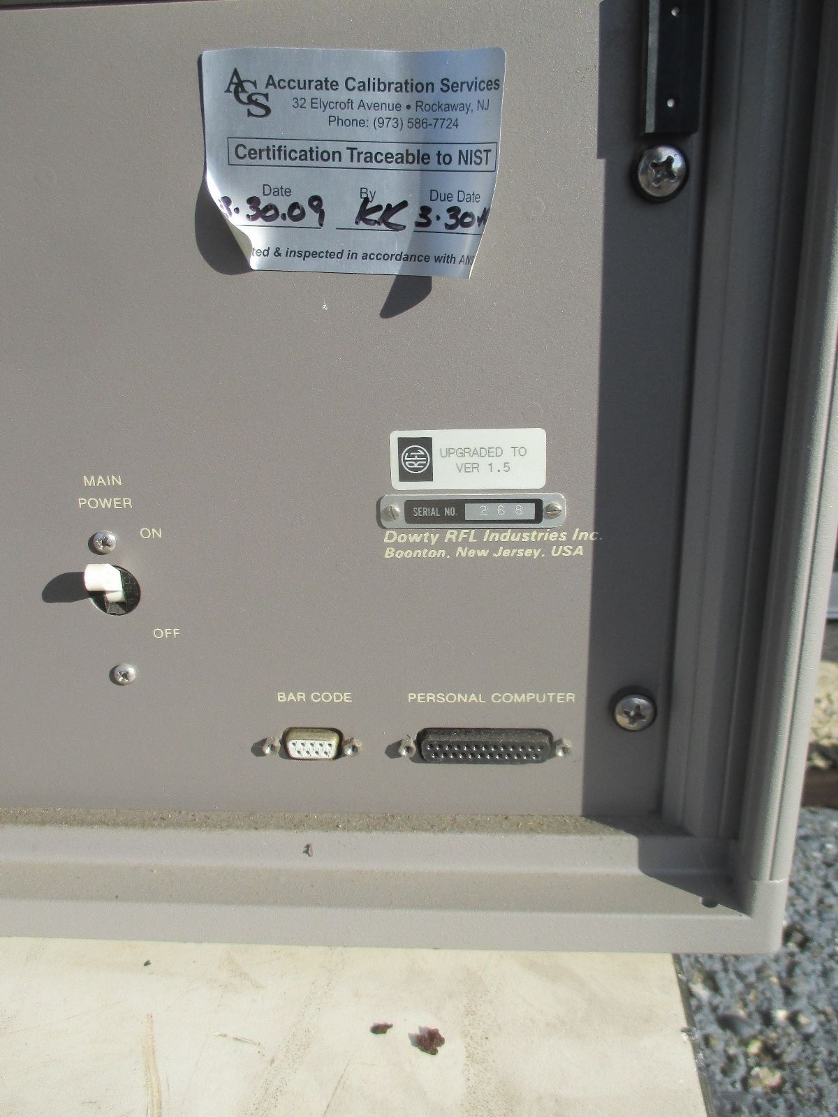 Radian Research RFL UTEC 5800 Meter Calibration System DOWTY RFL