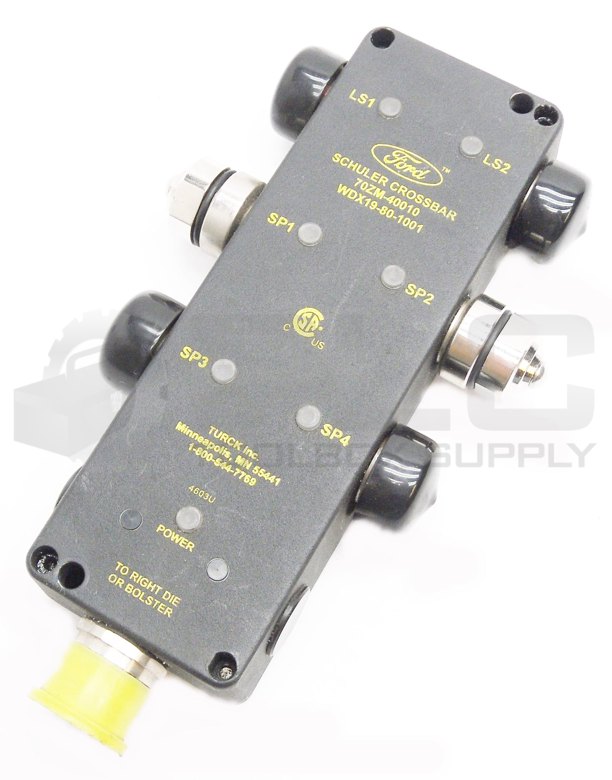 TURCK WDX19-80-1001 6-PORT JUNCTION BOX SCHILER CROSSBAR 70ZM-40010