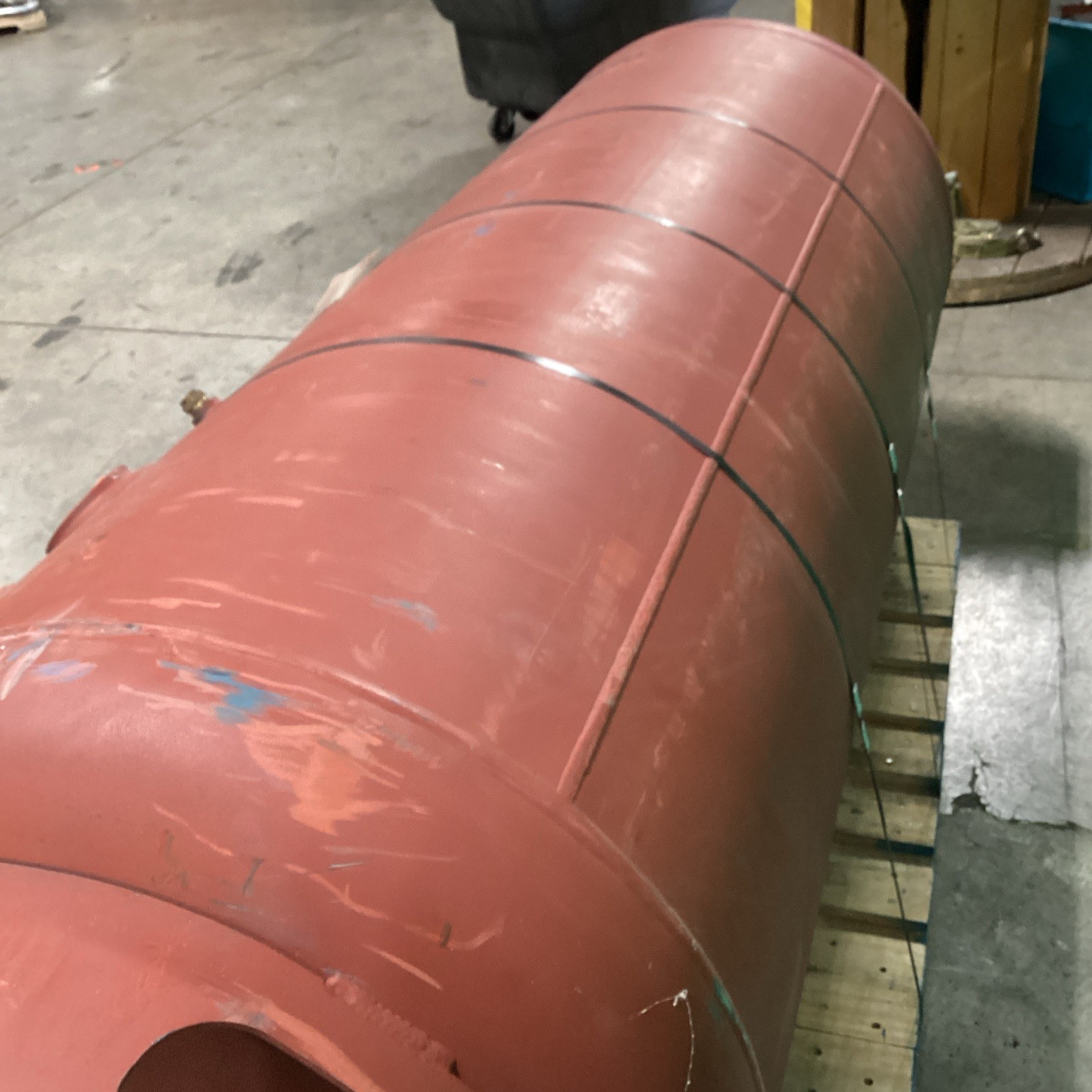 Lochinvar TVG257 257 Gallon Glass Lined Vertical Storage Tank