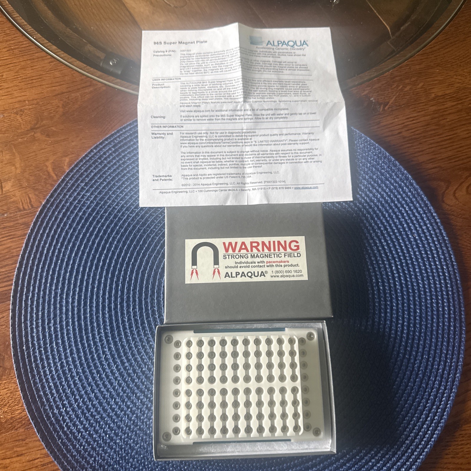 NEW ALPAQUA/HAMILTON ENHANCED UNIVERSAL MAGNET PLATE A001322