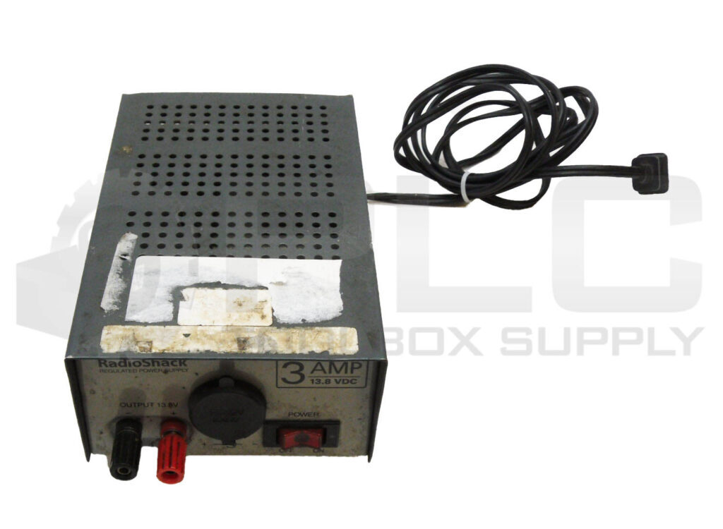 RADIO SHACK 22-504 REGULATED POWER SUPPLY 120VAC 60HZ 100W 13.8V 3A