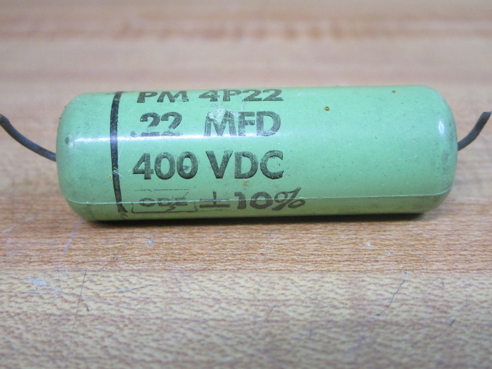 Cornell Dubilier PM 4P22 Capacitor .22 MFD 400VDC PM4P22