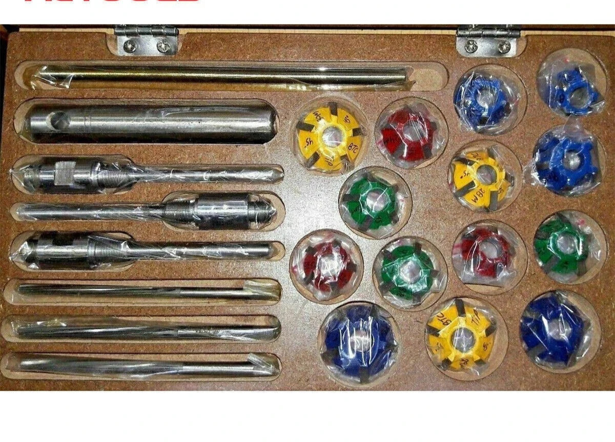 24 pcs Valve Seat Cutter Set Carbide Tipped To cut Modern Heads Hard Seats -best