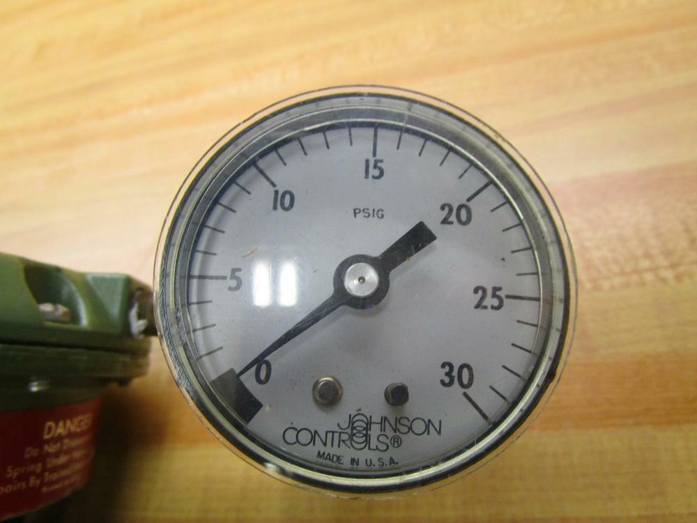 Johnson Controls V-3000-1 Diaphragm Actuator V30001 W/Gauge