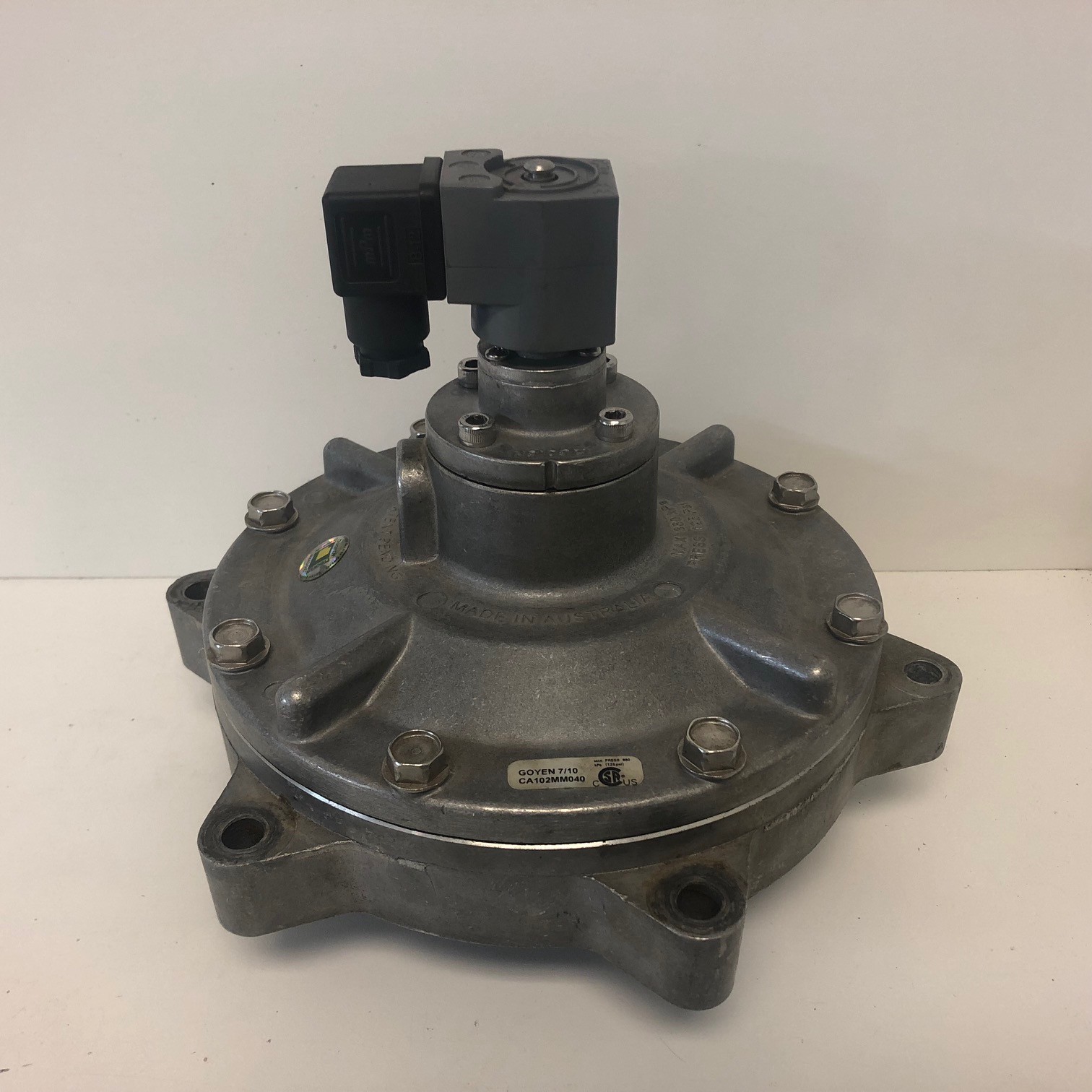 USED! GOYEN MM SERIES PULSE JET DUST COLLECTOR VALVE CA102MM040