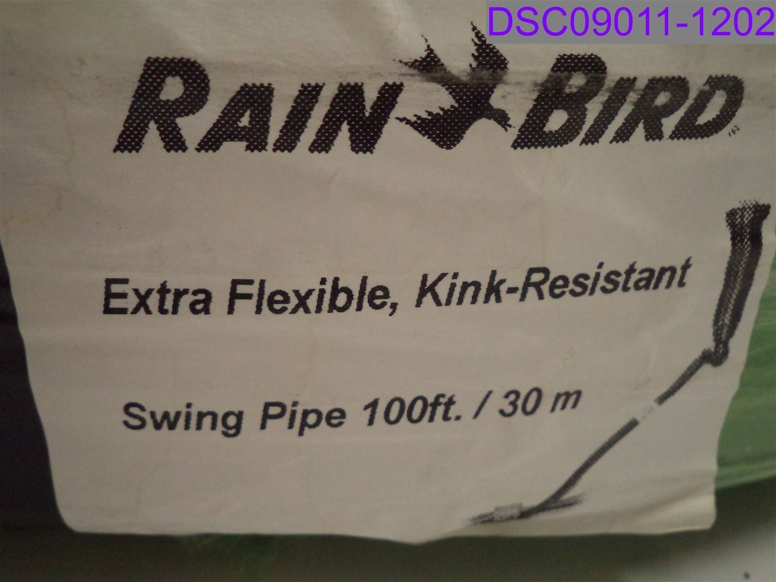 Rain Bird Extra Flex Kink Resistant Swing Pipe 100′ x 1/2″ SPXFLEX100 A82060