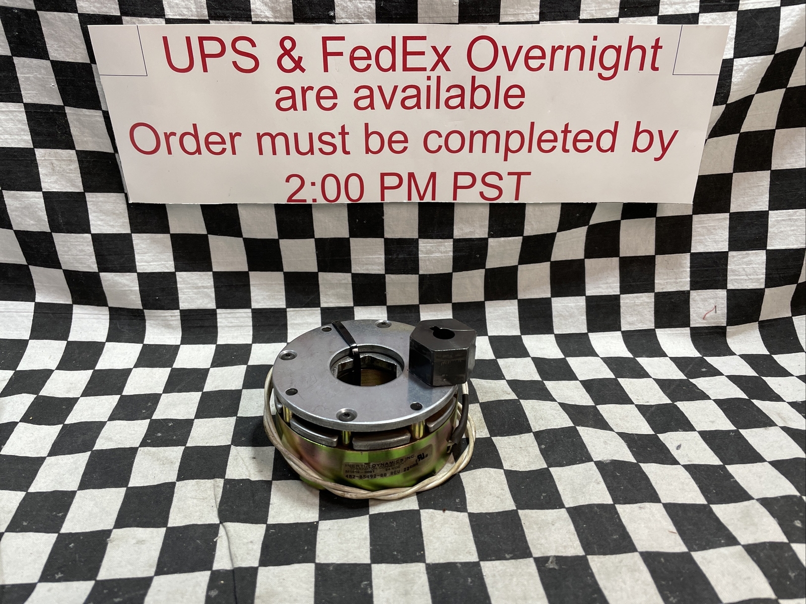 Brakes Inertia Dynamics M1819-0001, Spring Applied Brakes, 24 VDC, BOX A #129P18